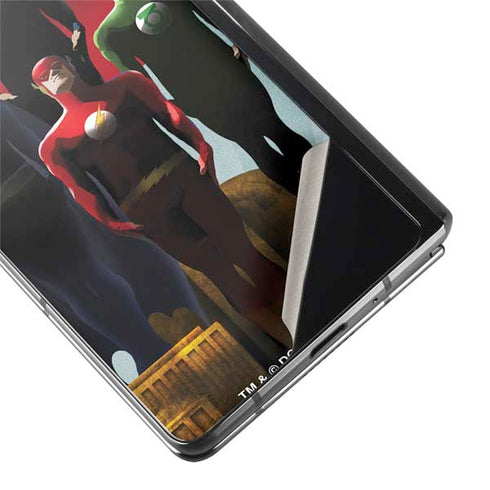Justice League Standing Pose Team Galaxy Z Fold2 5G Skin