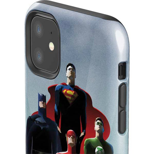Justice League Standing Pose Team iPhone 11 Impact Case
