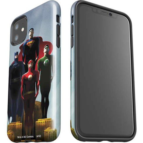 Justice League Standing Pose Team iPhone 11 Impact Case