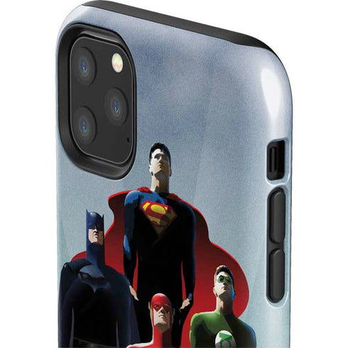 Justice League Standing Pose Team iPhone 11 Pro Max Impact Case