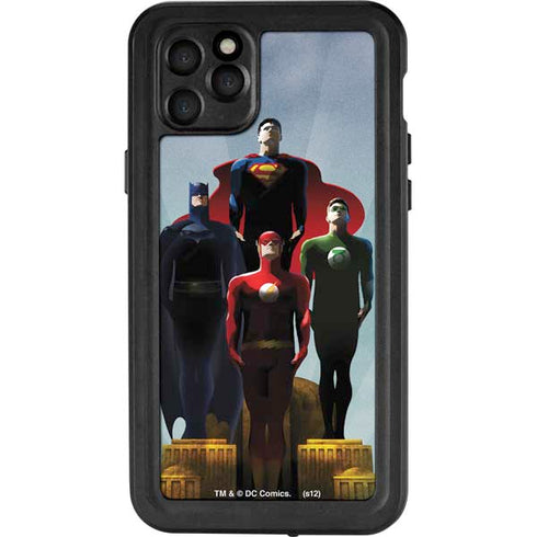 Justice League Standing Pose Team iPhone 11 Pro Max Waterproof Case