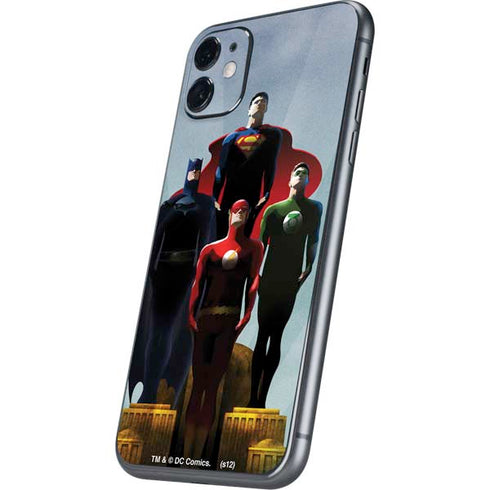 Justice League Standing Pose Team iPhone 11 Skin
