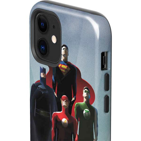 Justice League Standing Pose Team iPhone 12 Mini Impact Case
