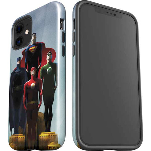 Justice League Standing Pose Team iPhone 12 Mini Impact Case