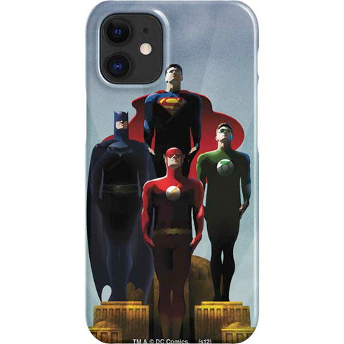 Justice League Standing Pose Team iPhone 12 Mini Lite Case