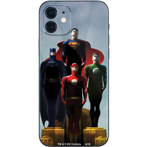 Justice League Standing Pose Team iPhone 12 Mini Skin