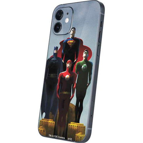 Justice League Standing Pose Team iPhone 12 Mini Skin