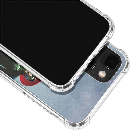 Justice League Standing Pose Team iPhone 13 Mini Clear Case