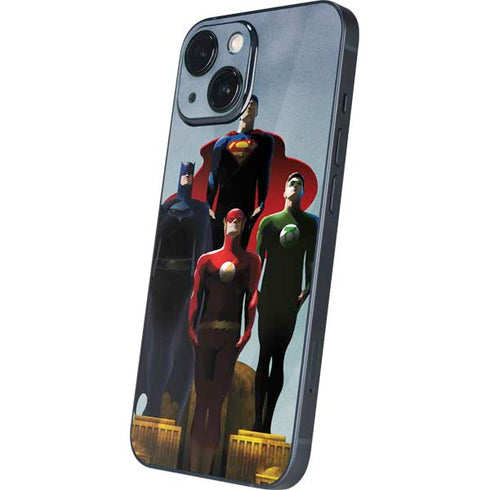 Justice League Standing Pose Team iPhone 13 Mini Skin