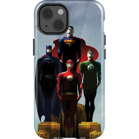 Justice League Standing Pose Team iPhone 15 Impact Case