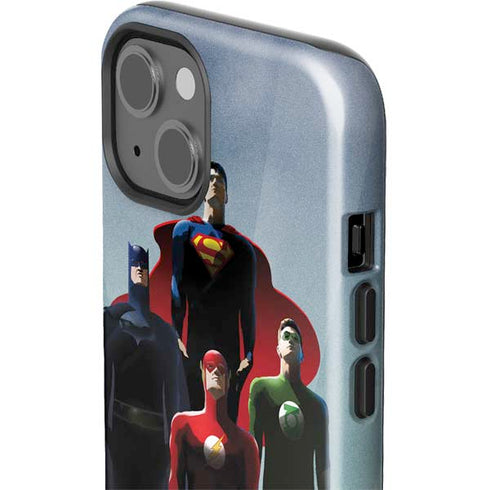 Justice League Standing Pose Team iPhone 14 Impact Case