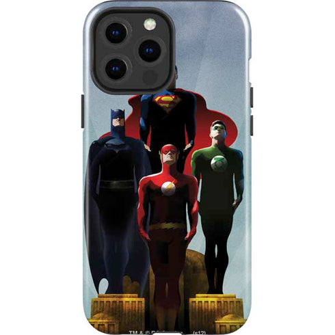 Justice League Standing Pose Team iPhone 15 Pro Max Impact Case