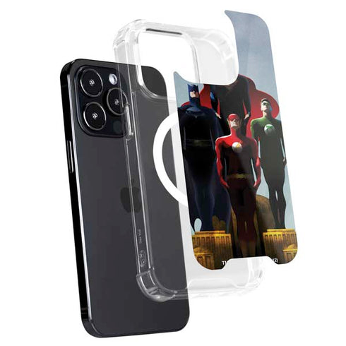 Justice League Standing Pose Team iPhone 15 Pro Max MagSafe Case