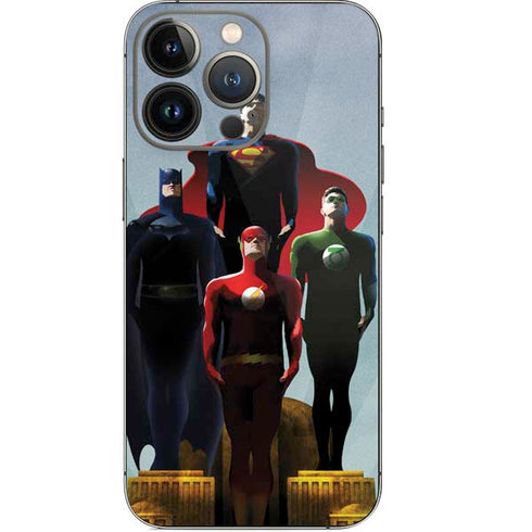 Justice League Standing Pose Team iPhone 14 Pro Skin