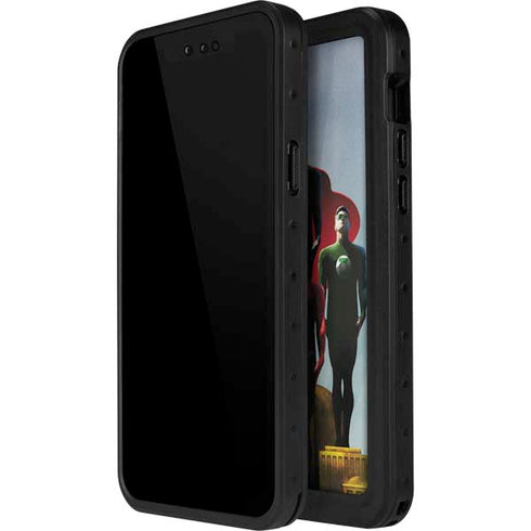 Justice League Standing Pose Team iPhone 14 Pro Waterproof Case