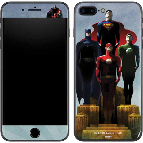 Justice League Standing Pose Team iPhone 8 Plus Skin