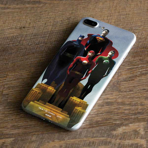 Justice League Standing Pose Team iPhone 8 Plus Skin