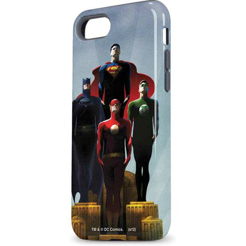 Justice League Standing Pose Team iPhone 8 Pro Case