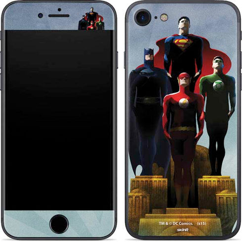 Justice League Standing Pose Team iPhone 8 Skin