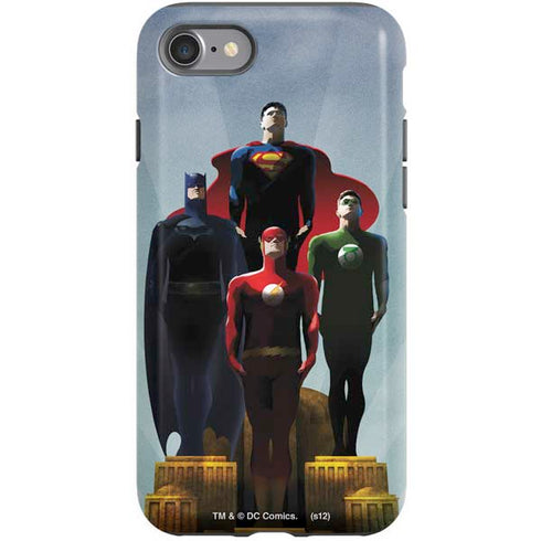 Justice League Standing Pose Team iPhone SE (2nd & 3rd Gen) Pro Case
