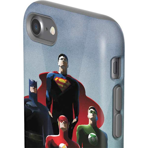 Justice League Standing Pose Team iPhone SE (2nd & 3rd Gen) Pro Case
