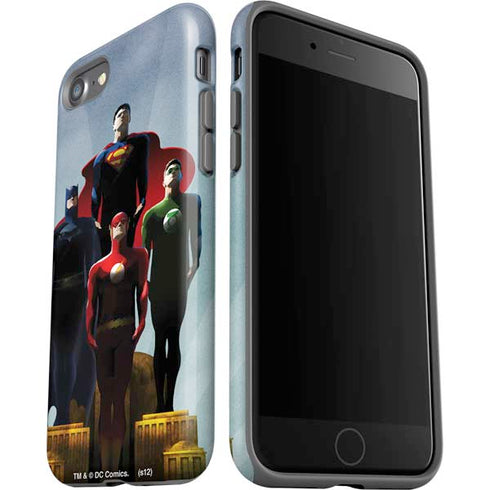 Justice League Standing Pose Team iPhone SE (2nd & 3rd Gen) Pro Case