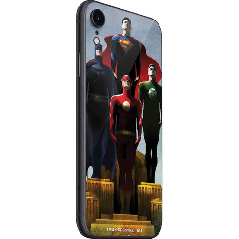 Justice League Standing Pose Team iPhone SE (2nd & 3rd Gen) Skin