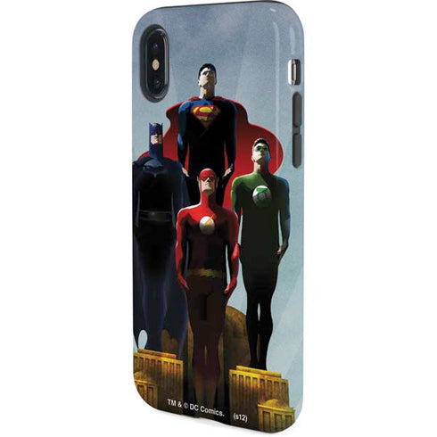 Justice League Standing Pose Team iPhone X Pro Case