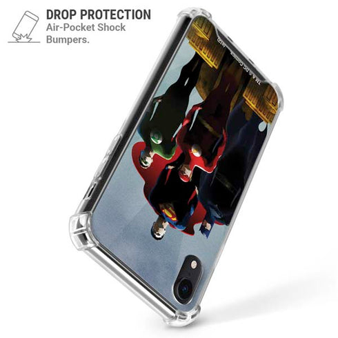 Justice League Standing Pose Team iPhone XR Clear Case