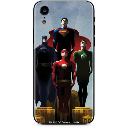 Justice League Standing Pose Team iPhone XR Skin
