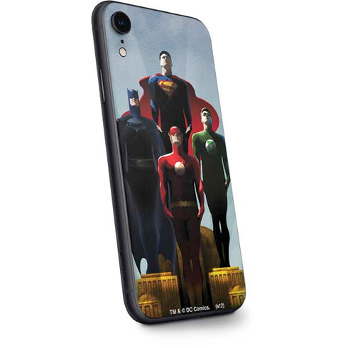 Justice League Standing Pose Team iPhone XR Skin