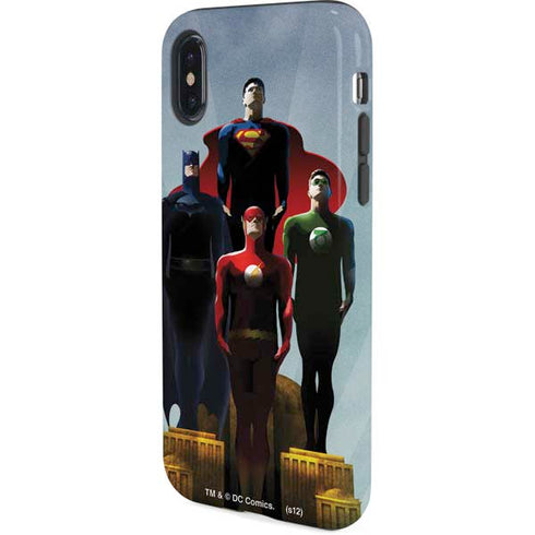 Justice League Standing Pose Team iPhone XS Pro Case