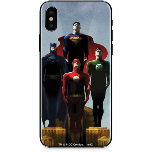 Justice League Standing Pose Team iPhone XS Skin