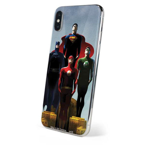 Justice League Standing Pose Team iPhone XS Skin