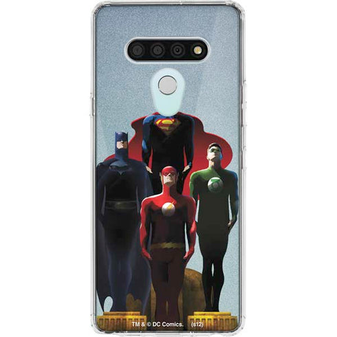 Justice League Standing Pose Team LG Stylo 6 Clear Case