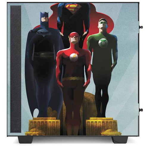 Justice League Standing Pose Team NZXT H510 Compact ATX Mid-Tower Case Skin