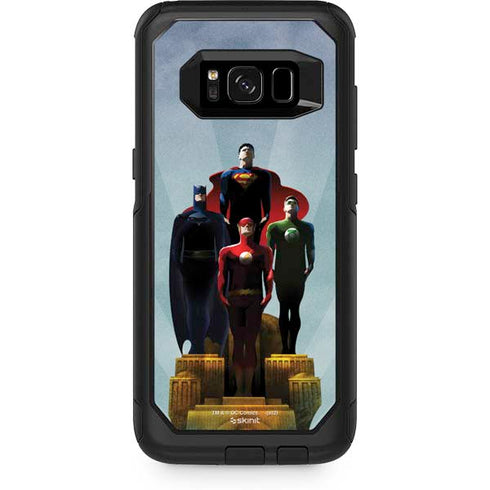 Justice League Standing Pose Team Otterbox Commuter Galaxy Skin