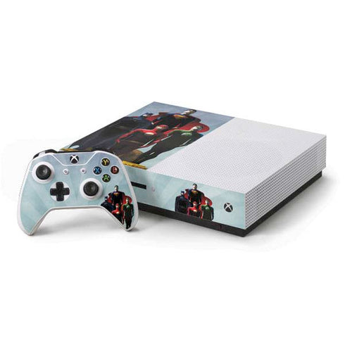 Justice League Standing Pose Team Xbox One S Console and Controller Bundle Skin