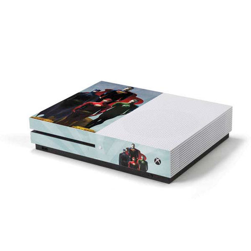 Justice League Standing Pose Team Xbox One S Console Skin
