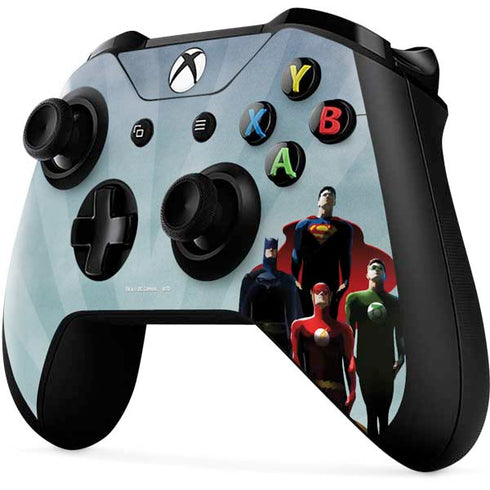 Justice League Standing Pose Team Xbox One X Controller Skin