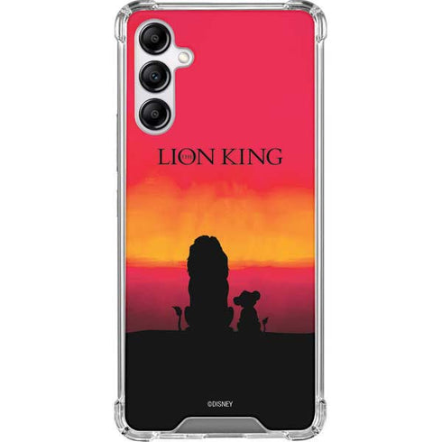 Disney The Lion King Movie Poster Art Galaxy A14 5G Clear Case