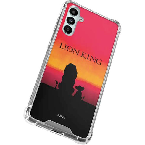 Disney The Lion King Movie Poster Art Galaxy A15 5G Clear Case