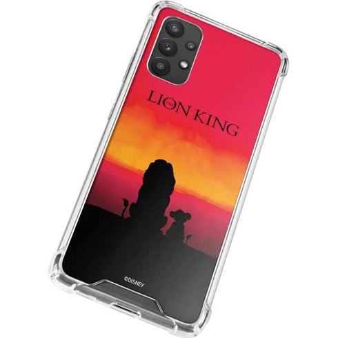 Disney The Lion King Movie Poster Art Galaxy A32 5G Clear Case