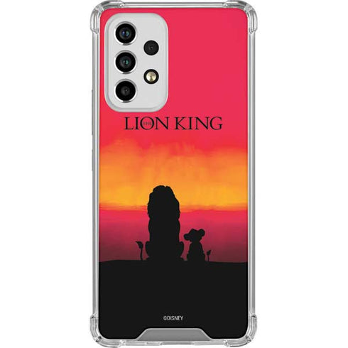 Disney The Lion King Movie Poster Art Galaxy A53 5G Clear Case