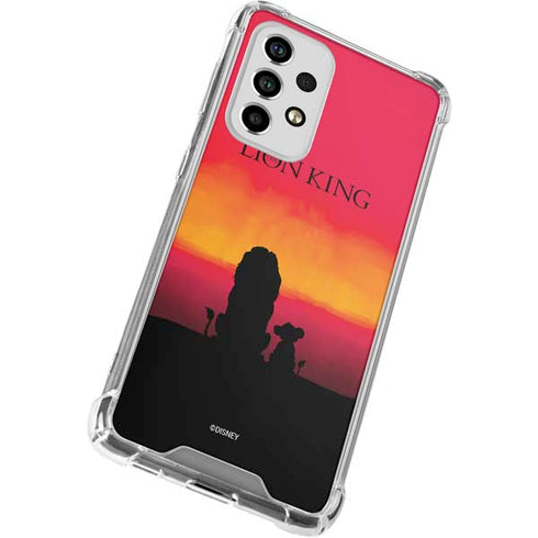 Disney The Lion King Movie Poster Art Galaxy A53 5G Clear Case