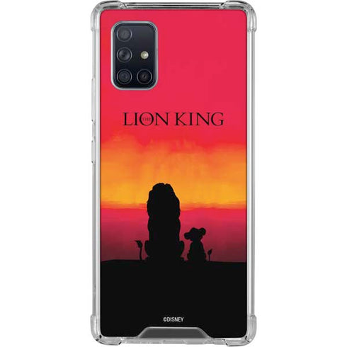 Disney The Lion King Movie Poster Art Galaxy A71 5G Clear Case