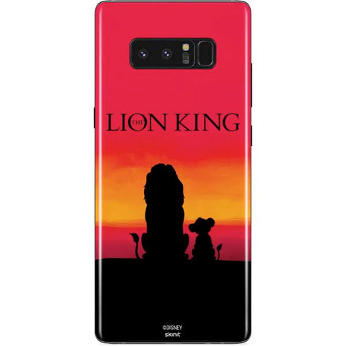 Disney The Lion King Movie Poster Art Galaxy Note 8 Skin