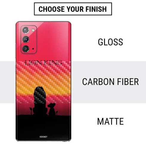 Disney The Lion King Movie Poster Art Galaxy Note20 5G Skin