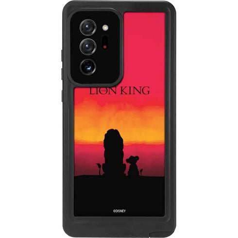 Disney The Lion King Movie Poster Art Galaxy Note20 Ultra 5G Waterproof Case