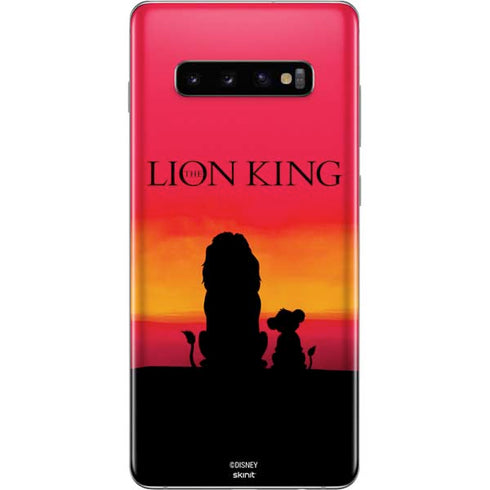 Disney The Lion King Movie Poster Art Galaxy S10 Plus Skin